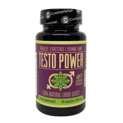 Testo Power Cvetita Herbal 80 capsules